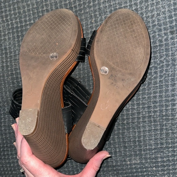 Jessica Simpson Black Wedges - Picture 6 of 13